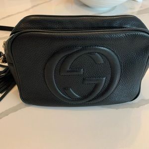 Gucci Soho Leather Disco Crossbody Bag Purse 🖤AUTHENTIC 🖤